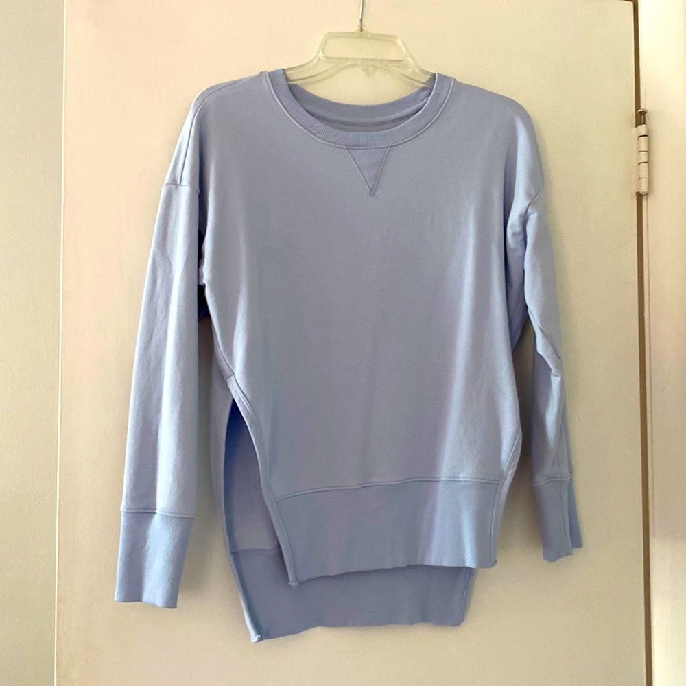 Universal Standard Split-Side Sweatshirt In Light… - image 1